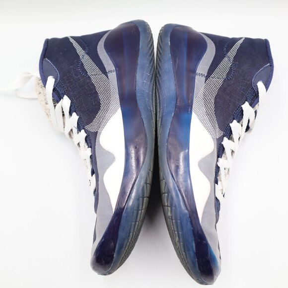 Nike KD 12th Edition 2019-2020 Kevin Wayne Durant Size 8.5 Navy Blue - Picture 8 of 9